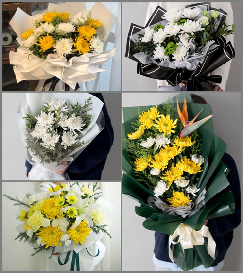 广东梅州市五华县安流镇福岭村白事花束代送